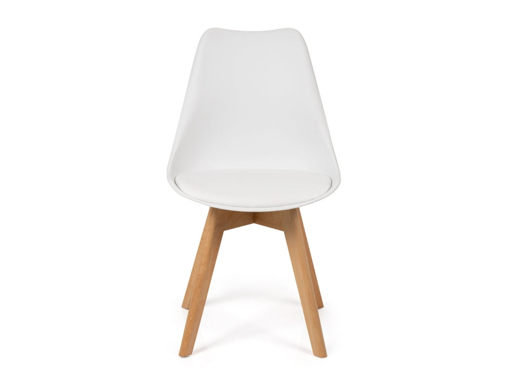 Scandinavia Eettafelset met 4 Scandino Stoelen - Wit - afbeelding 6