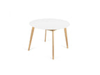 Scandinavia Eettafelset met 4 Scandino Stoelen - Wit - afbeelding 10