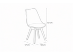 Scandinavia Eettafelset met 4 Scandino Stoelen - Wit - afbeelding 9