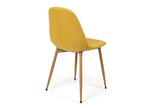 Scandinavia Eettafelset met 4 Marie Stoelen - Wit / Geel - afbeelding 6