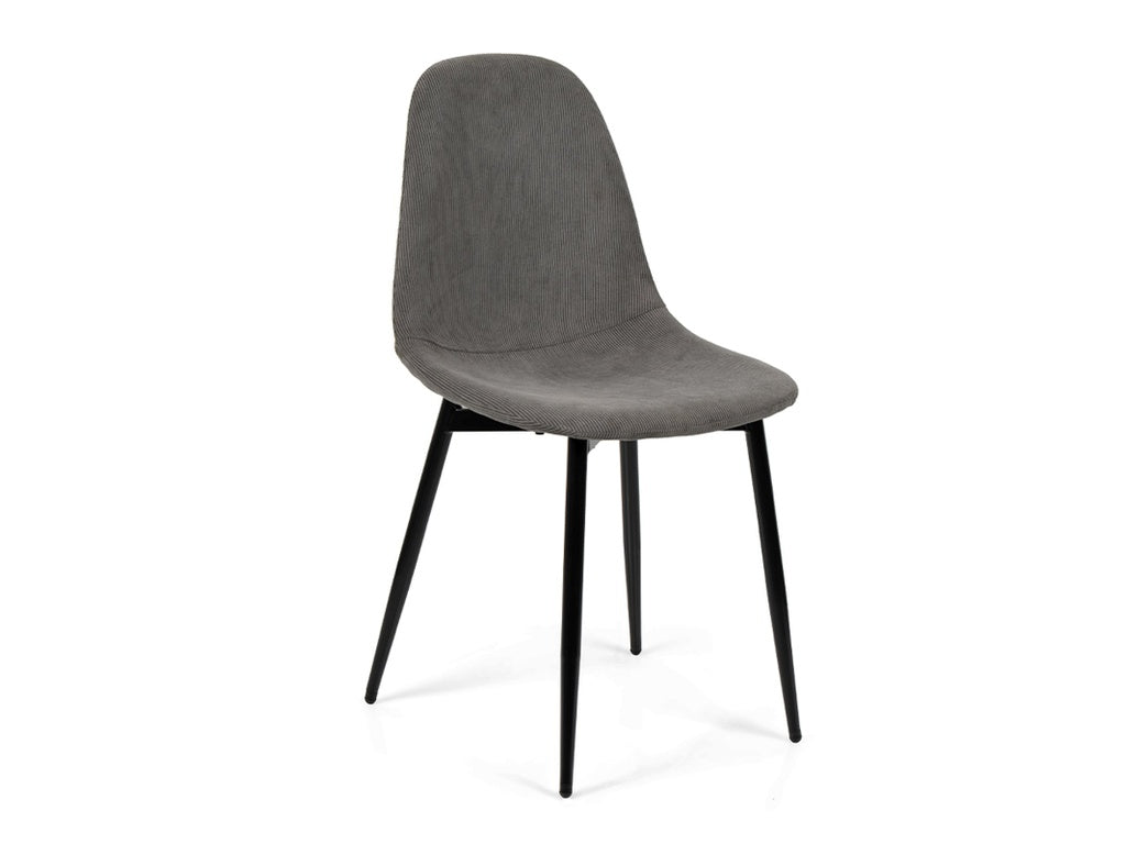Gyrus Eettafelset met 4 Marie Stoelen - Wit / Grijs - afbeelding 8