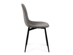 Gyrus Eettafelset met 4 Marie Stoelen - Wit / Grijs - afbeelding 10