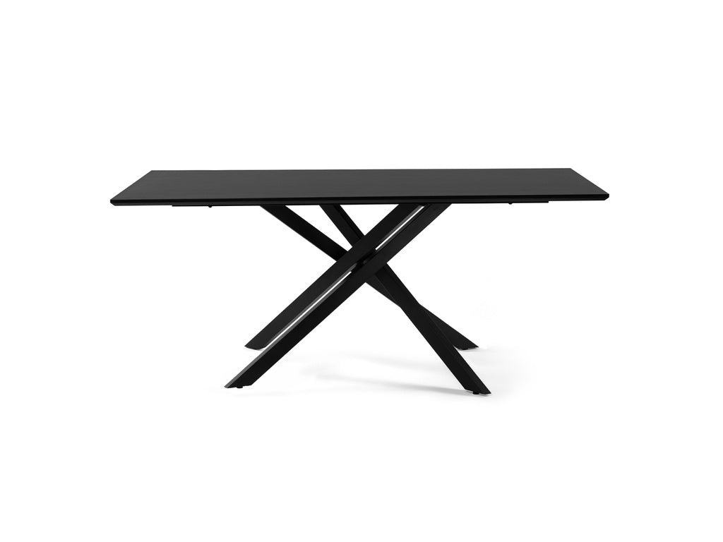 Neross Eettafelset met 4 Aria Stoelen - Zwart / Grijs - afbeelding 9