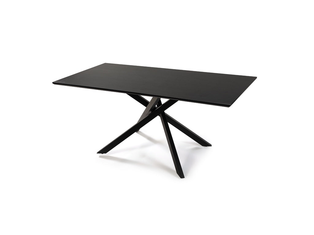 Neross Eettafelset met 4 Aria Stoelen - Zwart / Grijs - afbeelding 10