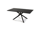 Neross Eettafelset met 4 Aria Stoelen - Zwart / Grijs - afbeelding 10