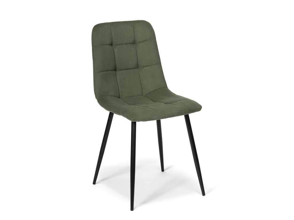 Ceramon Eettafelset met 4 Aria Stoelen - Groen / Licht hout - afbeelding 6