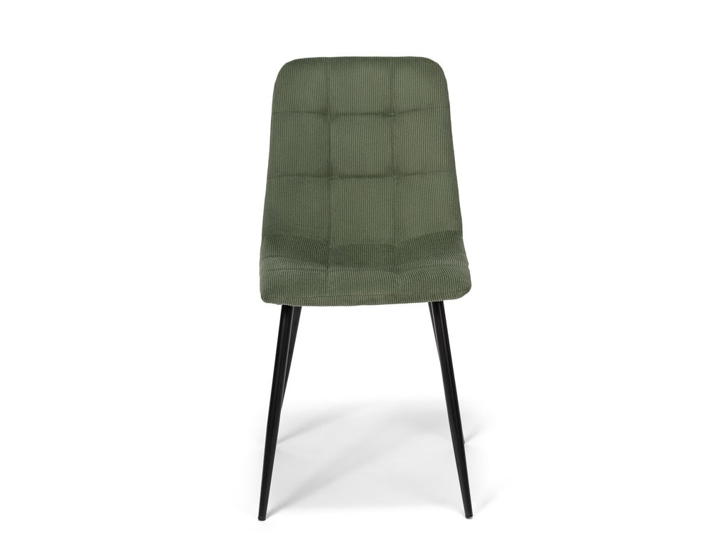Ceramon Eettafelset met 4 Aria Stoelen - Groen / Licht hout - afbeelding 7