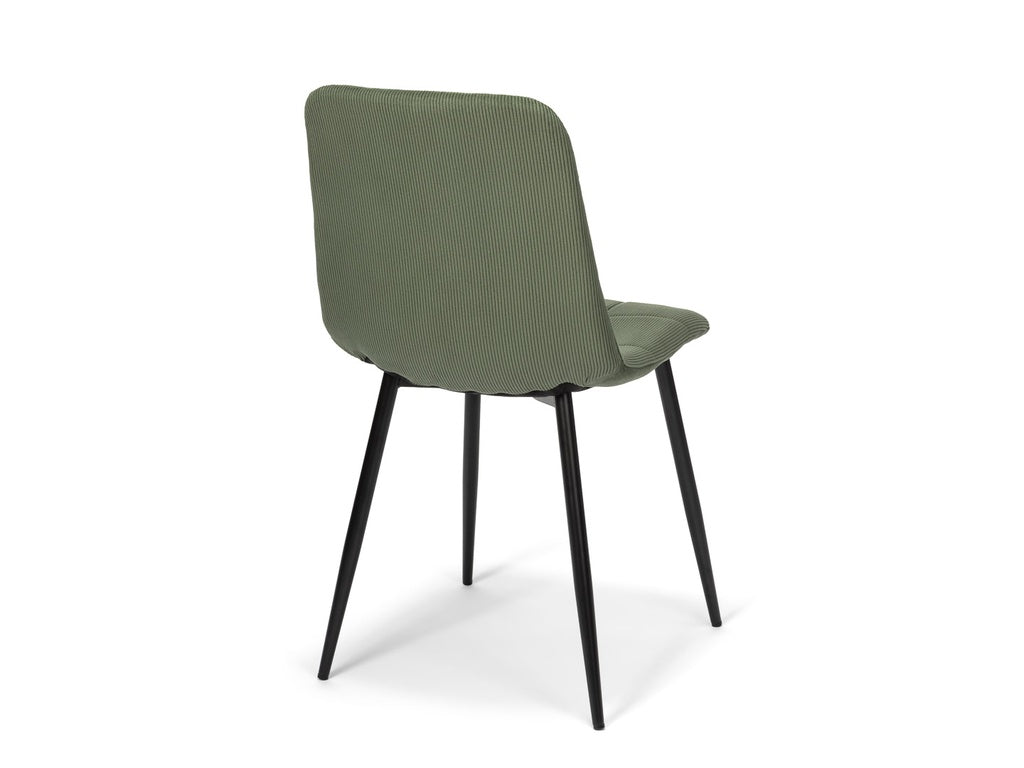 Ceramon Eettafelset met 4 Aria Stoelen - Groen / Licht hout - afbeelding 8