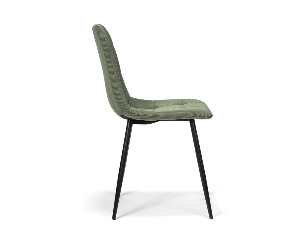 Ceramon Eettafelset met 4 Aria Stoelen - Groen / Licht hout - afbeelding 9