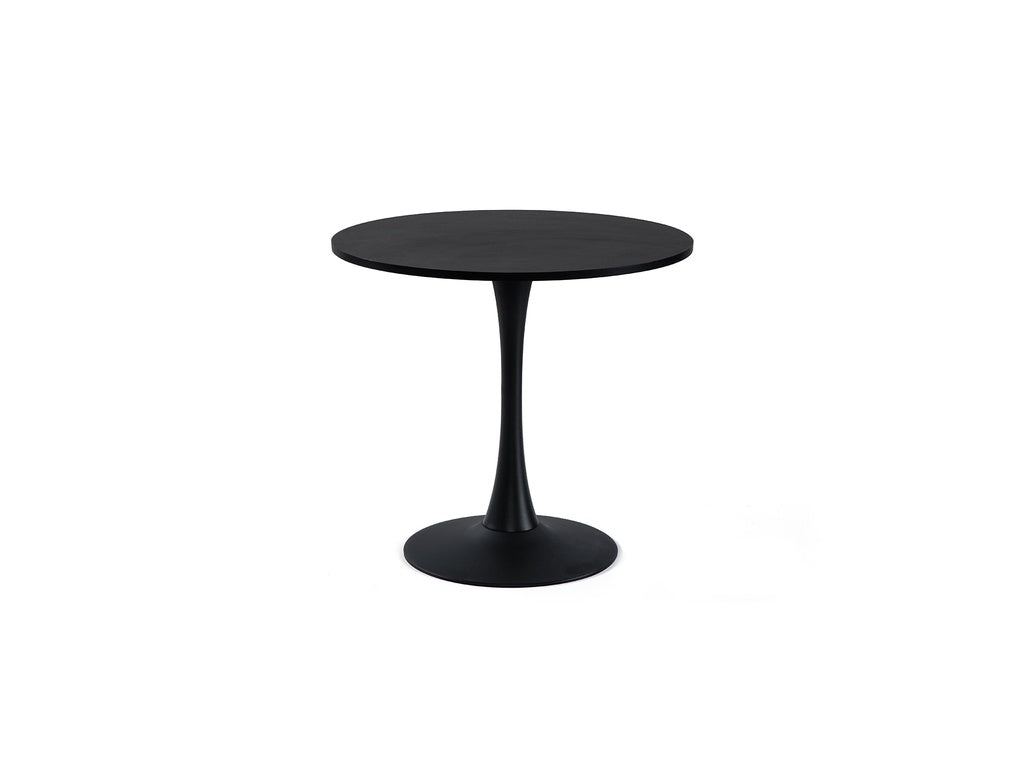 Orbis Eettafelset met 3 Marie Stoelen - Zwart / Donker hout - afbeelding 3