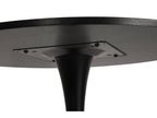 Orbis Eettafelset met 3 Marie Stoelen - Zwart / Donker hout - afbeelding 5