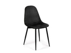 Orbis Eettafelset met 3 Marie Stoelen - Zwart / Donker hout - afbeelding 6
