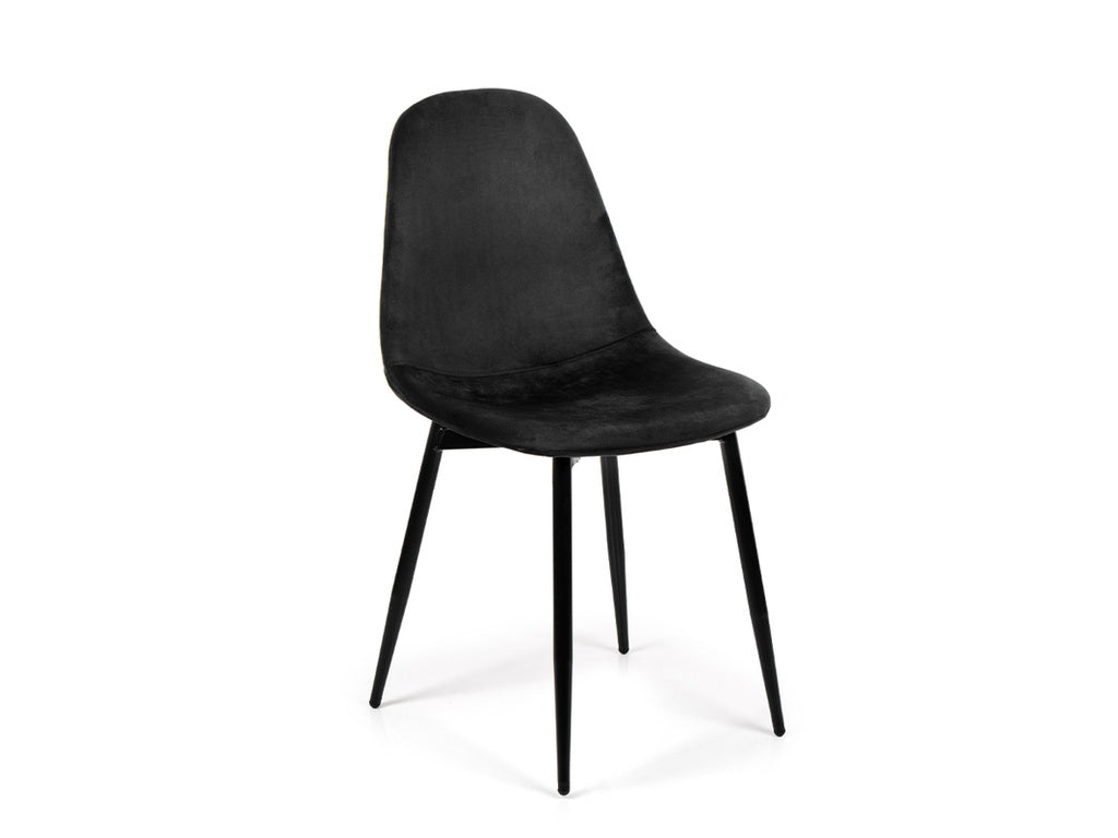 Orbis Eettafelset met 3 Marie Stoelen - Zwart / Donker hout - afbeelding 6