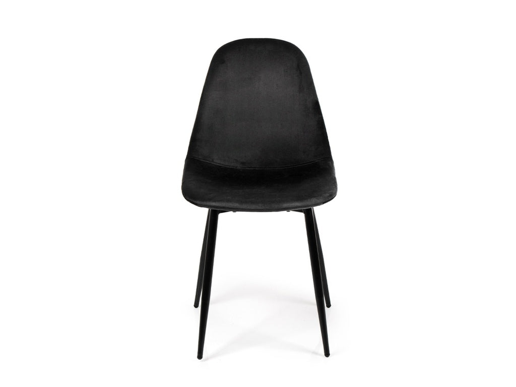 Orbis Eettafelset met 3 Marie Stoelen - Zwart / Donker hout - afbeelding 7