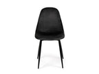 Orbis Eettafelset met 3 Marie Stoelen - Zwart / Donker hout - afbeelding 7