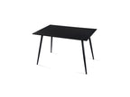 Ceramon Eettafelset met 4 Aria Stoelen - Zwart / Okergeel - afbeelding 8