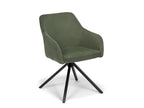 Gyrus Eettafelset met 4 Loren Stoelen - Groen / Donker hout - afbeelding 8