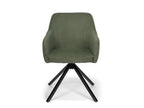 Gyrus Eettafelset met 4 Loren Stoelen - Groen / Donker hout - afbeelding 9