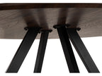 Gyrus Eettafelset met 4 Loren Stoelen - Groen / Donker hout - afbeelding 5
