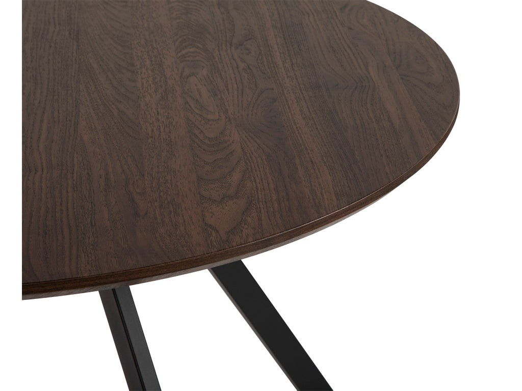 Gyrus Eettafelset met 4 Loren Stoelen - Groen / Donker hout - afbeelding 4
