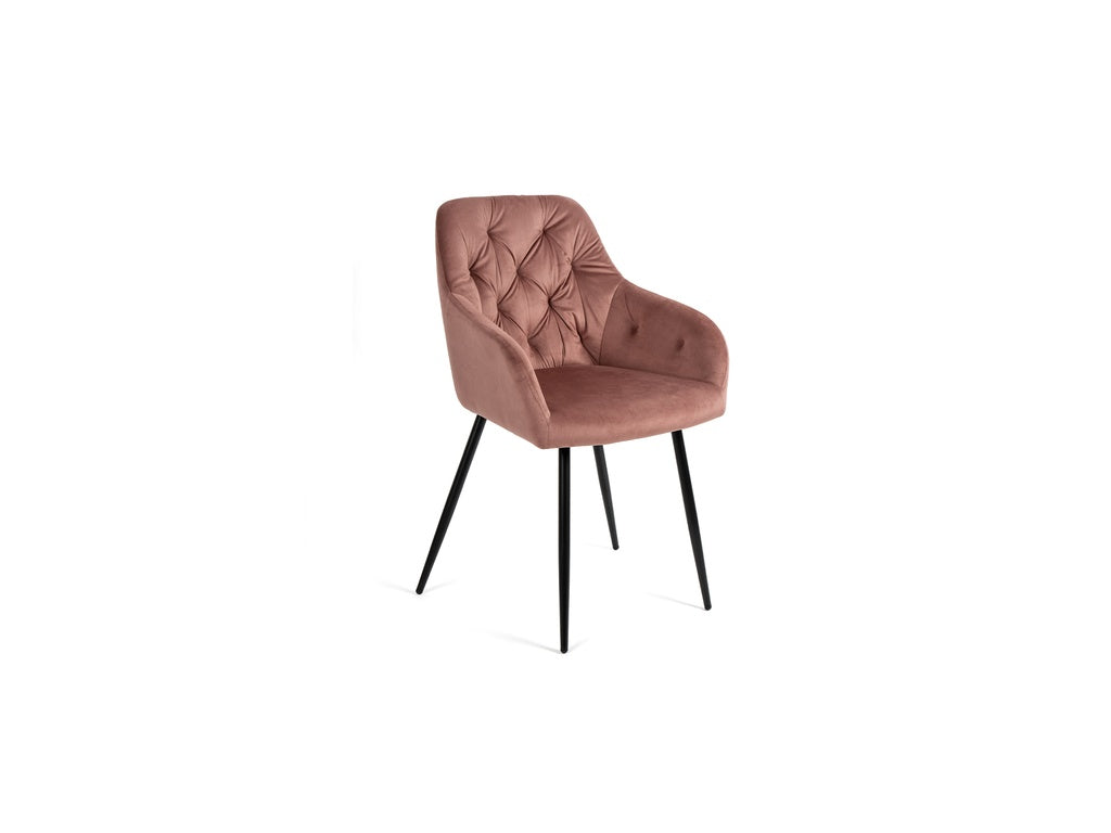 Gyrus Eettafelset met 4 Siena Stoelen - Wit / Roze - afbeelding 7