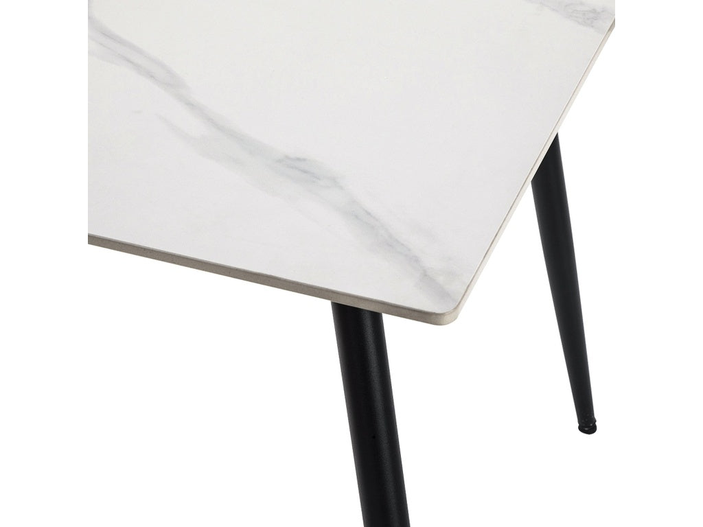 Ceramon Eettafelset met 4 Tino Stoelen - Wit - afbeelding 5