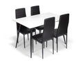Ceramon Eettafelset met 4 Tino Stoelen - Wit - afbeelding 1