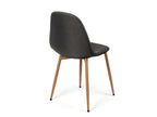 Scandinavia Eettafelset met 4 Marie Stoelen - Wit / Donkergrijs - afbeelding 7