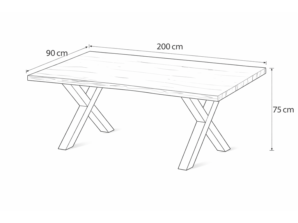 Robul Eettafelset met 6 Aria Stoelen - Groen / Licht hout - afbeelding 5