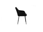 Gyrus Eettafelset met 4 Siena Stoelen - Zwart / Wit - afbeelding 9