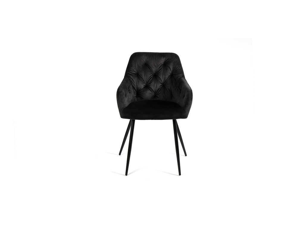 Gyrus Eettafelset met 4 Siena Stoelen - Zwart / Wit - afbeelding 10