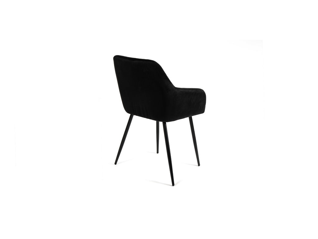 Gyrus Eettafelset met 4 Siena Stoelen - Zwart / Wit - afbeelding 11