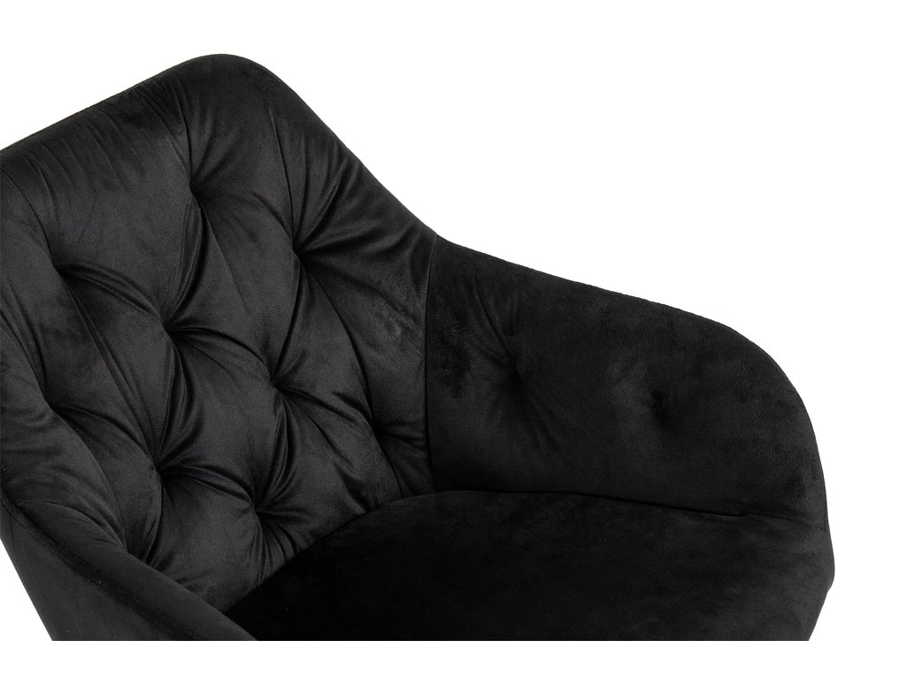 Gyrus Eettafelset met 4 Siena Stoelen - Zwart / Wit - afbeelding 12
