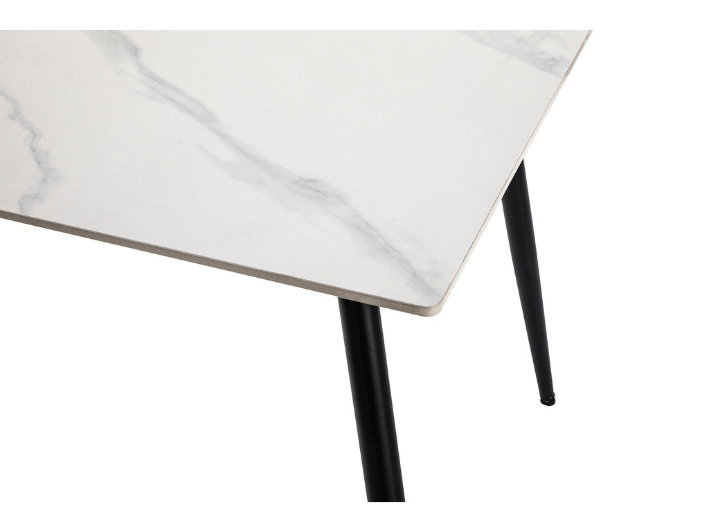 Ceramon Eettafelset met 4 Marie Stoelen - Wit / Groen - afbeelding 4