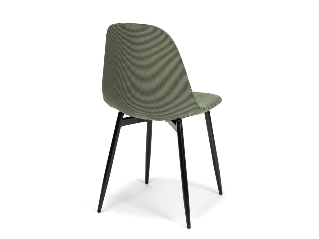 Ceramon Eettafelset met 4 Marie Stoelen - Wit / Groen - afbeelding 8