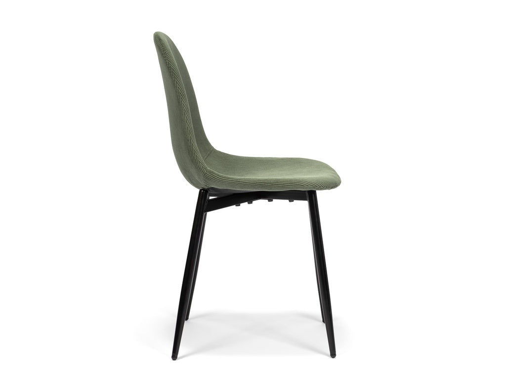 Ceramon Eettafelset met 4 Marie Stoelen - Wit / Groen - afbeelding 9