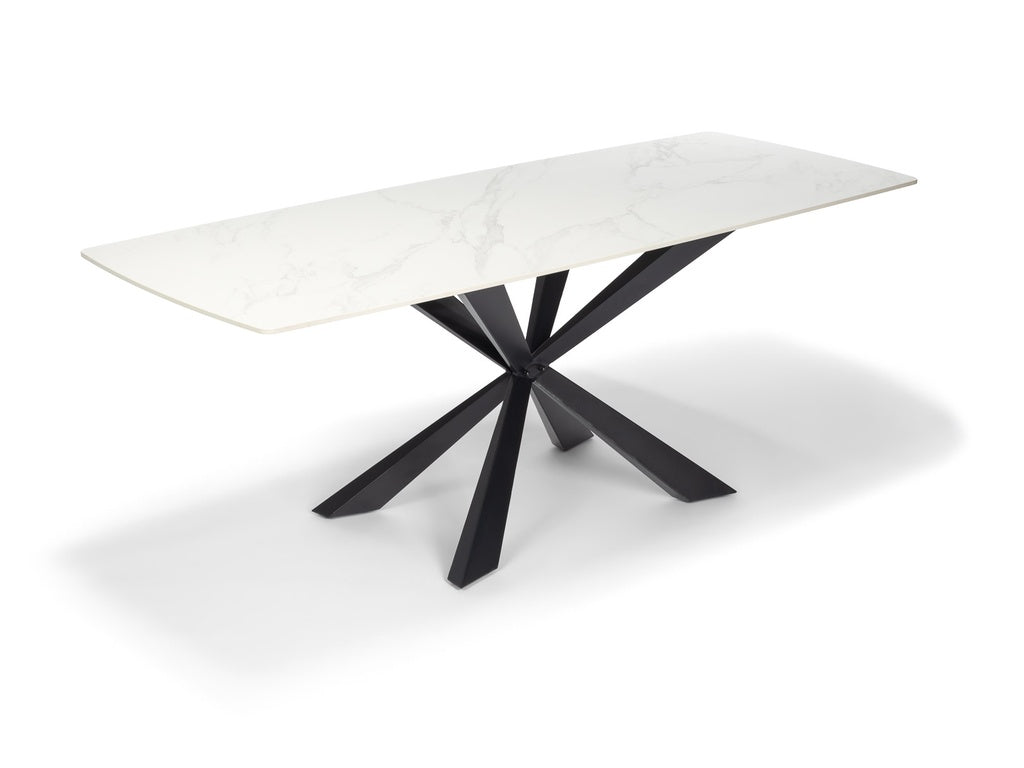 Terron Eettafelset met 6 Enzo Stoelen - Wit - afbeelding 3