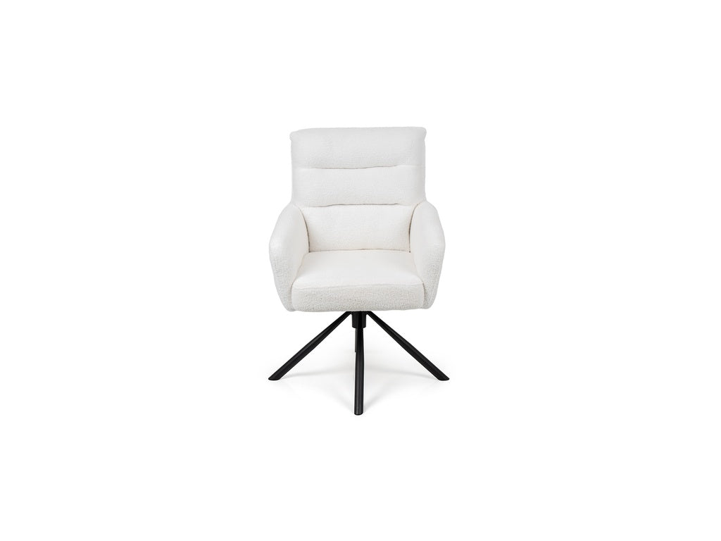 Terron Eettafelset met 6 Enzo Stoelen - Wit - afbeelding 6