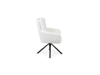 Terron Eettafelset met 6 Enzo Stoelen - Wit - afbeelding 7