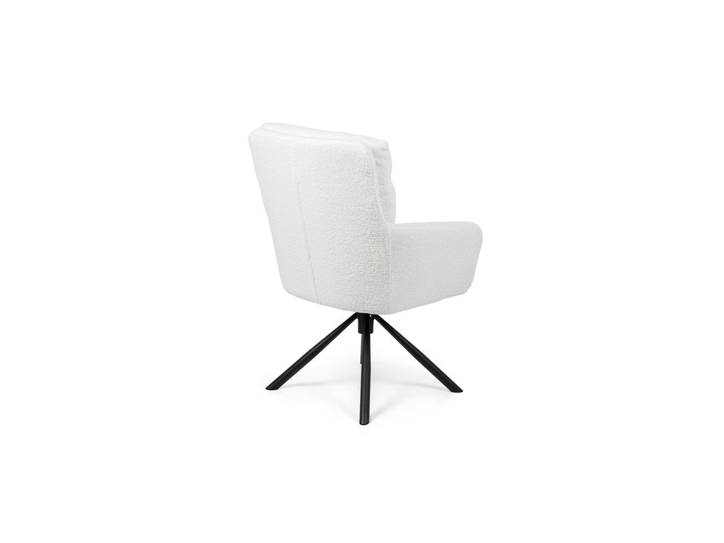 Terron Eettafelset met 6 Enzo Stoelen - Wit - afbeelding 8