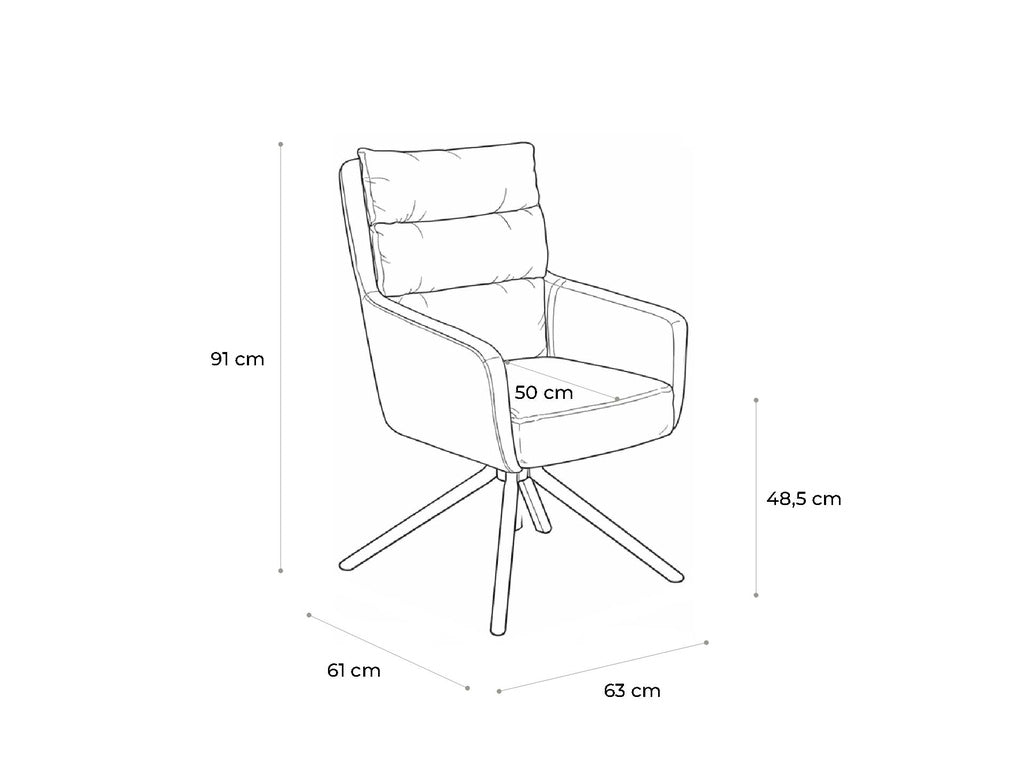 Terron Eettafelset met 6 Enzo Stoelen - Wit - afbeelding 10