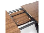 Ebon Eettafelset met 4 Enzo Stoelen - Beige / Donker hout - afbeelding 8