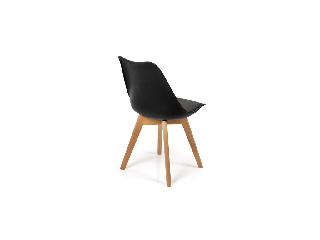 Scandinavia Eettafelset met 4 Scandi Stoelen - afbeelding 4