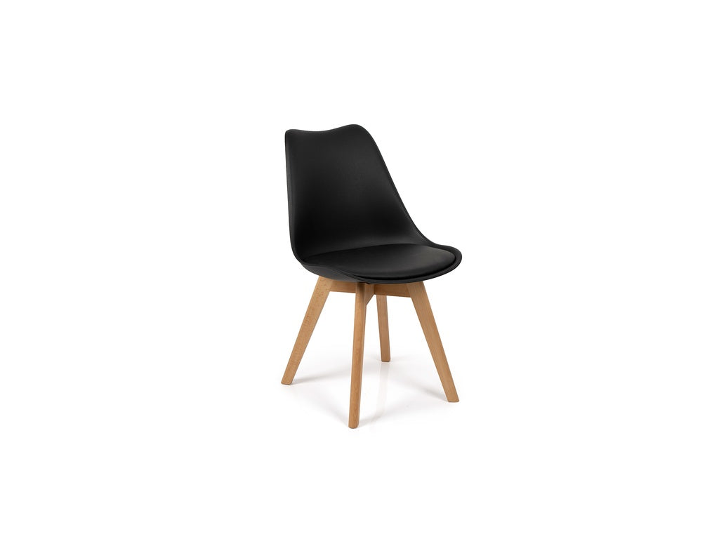 Scandinavia Eettafelset met 4 Scandi Stoelen - afbeelding 7