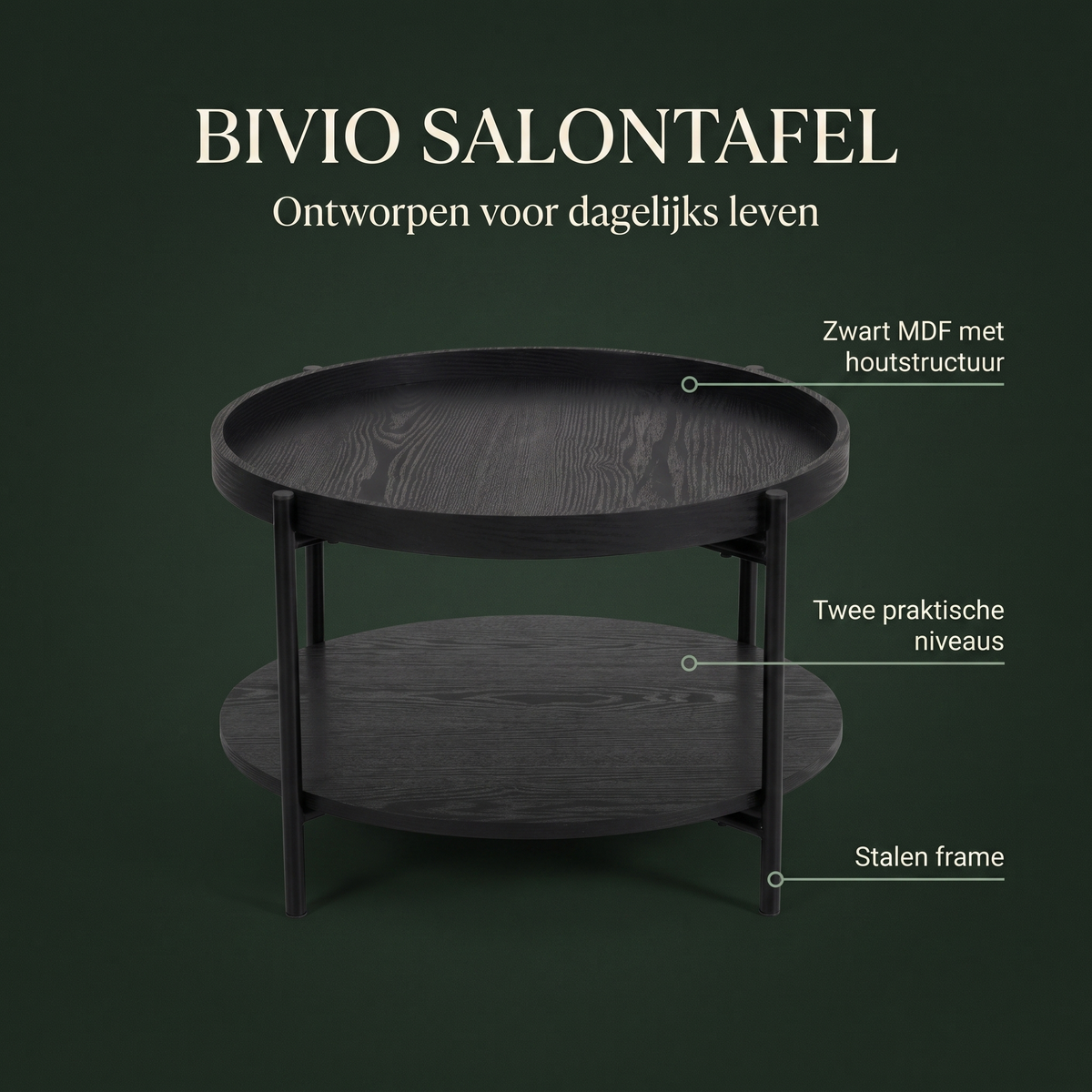 Bivio Salontafel – ontwerp en materialen