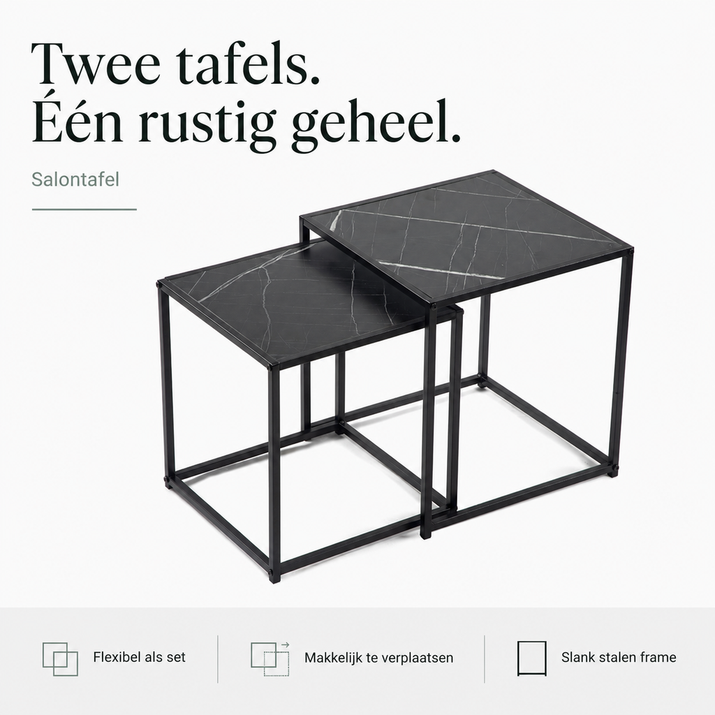 Duetta Salontafel infographic