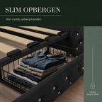 Lumi LED bedframe opbergruimte