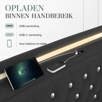 Lumi LED bedframe oplaadpunten