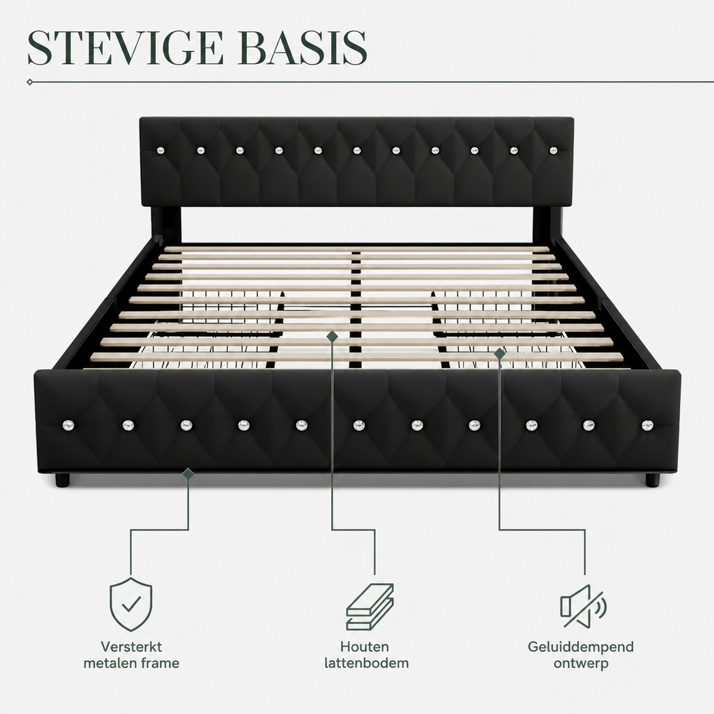 Lumi bedframe constructie