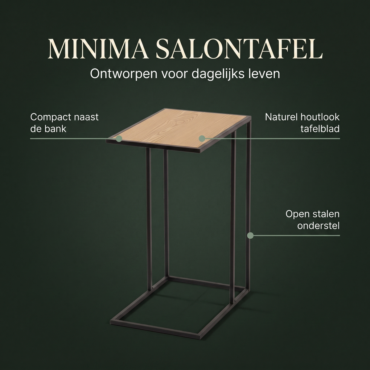 Minima Salontafel – ontwerp en materialen
